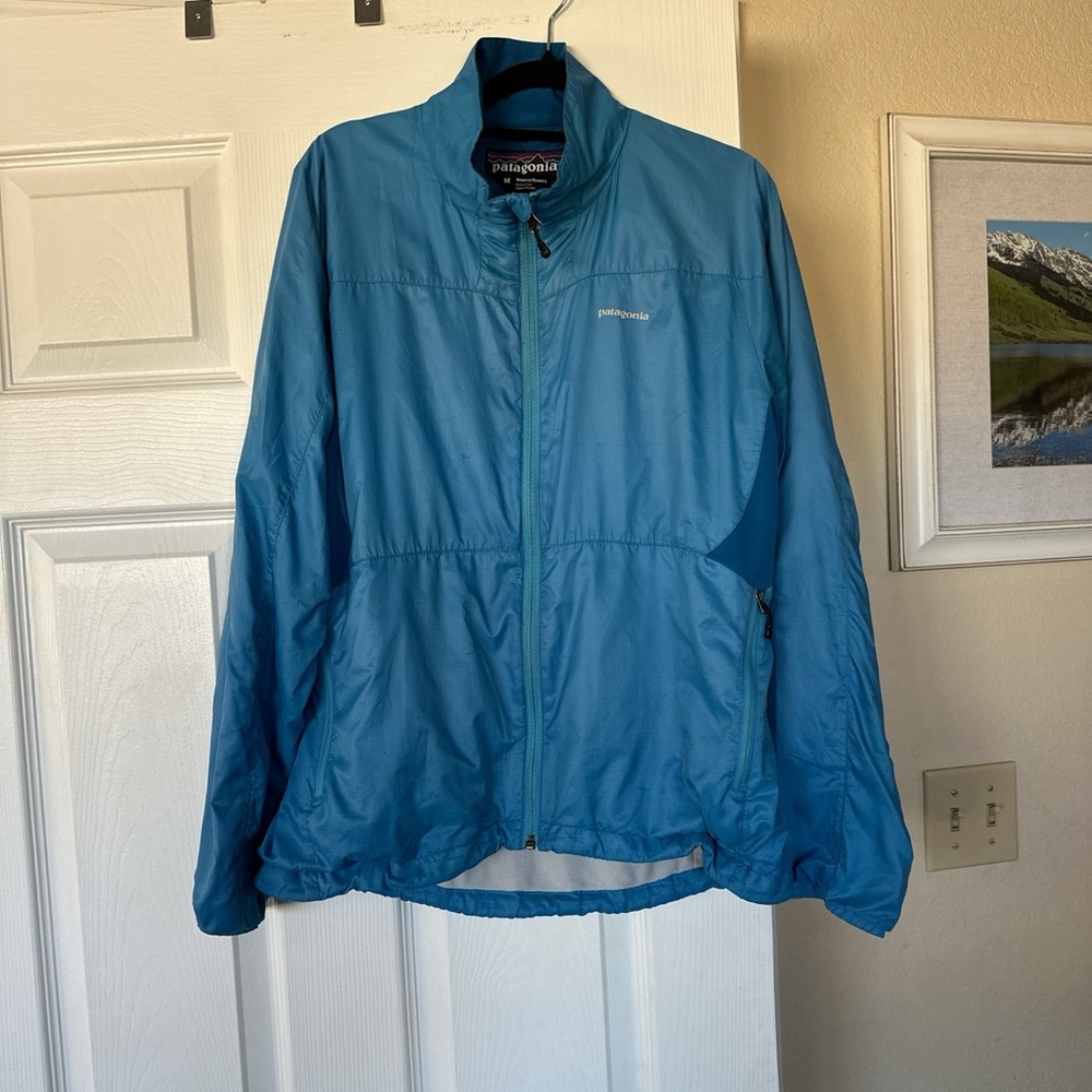 Patagonia Blue Windbreaker Jacket
